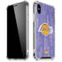 NBA Los Angeles Lakers Hardwood Classics iPhone XS Max Clear Case