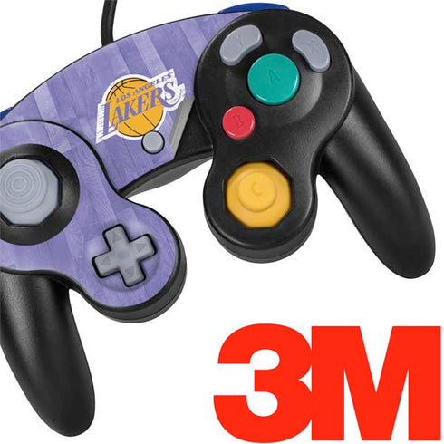 NBA Los Angeles Lakers Hardwood Classics Nintendo GameCube Controller Skin
