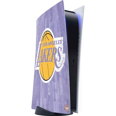 NBA Los Angeles Lakers Hardwood Classics PS5 Digital Edition Console Skin