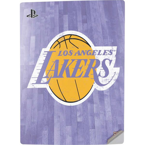 NBA Los Angeles Lakers Hardwood Classics PS5 Digital Edition Console Skin
