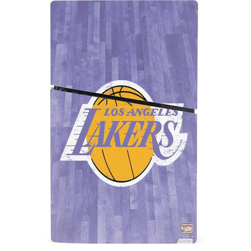 NBA Los Angeles Lakers Hardwood Classics PS5 Slim Digital Edition Bundle Skin