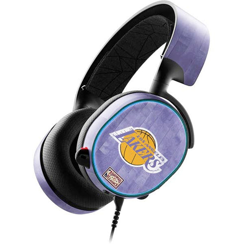 NBA Los Angeles Lakers Hardwood Classics SteelSeries Arctis 3 Skin