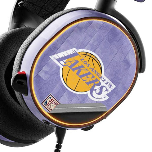 NBA Los Angeles Lakers Hardwood Classics SteelSeries Arctis 3 Skin