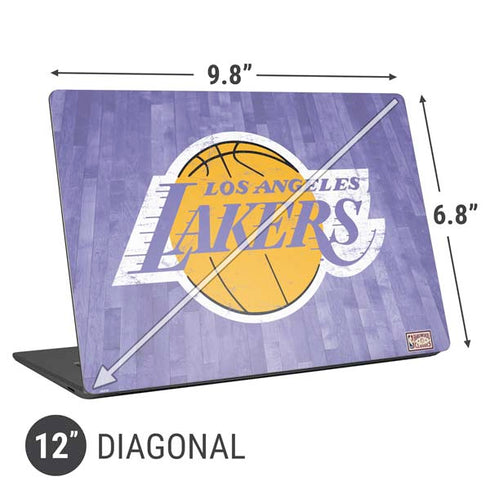 NBA Los Angeles Lakers Hardwood Classics Universal Laptop 12in (9.8 x 6.8in) Skin