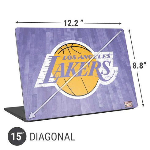 NBA Los Angeles Lakers Hardwood Classics Universal Laptop 15in (12.2 x 8.8in) Skin