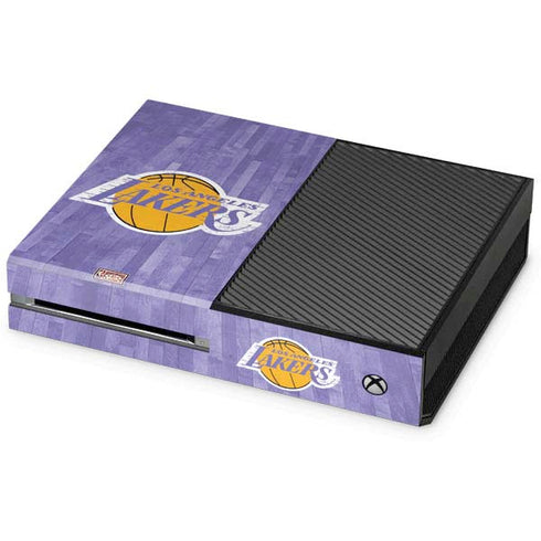 NBA Los Angeles Lakers Hardwood Classics Xbox One Console Skin