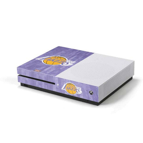 NBA Los Angeles Lakers Hardwood Classics Xbox One S Console Skin