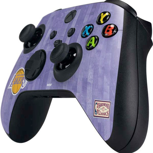 NBA Los Angeles Lakers Hardwood Classics Xbox Series X Controller Skin