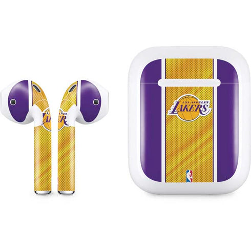 NBA Los Angeles Lakers Home Jersey Apple AirPods Skin