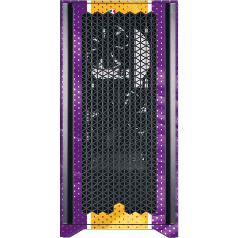 NBA Los Angeles Lakers Home Jersey Corsair 4000D Tempered Glass Mid-Tower ATX Case Skin