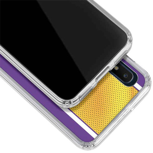 NBA Los Angeles Lakers Home Jersey Galaxy A10e Clear Case