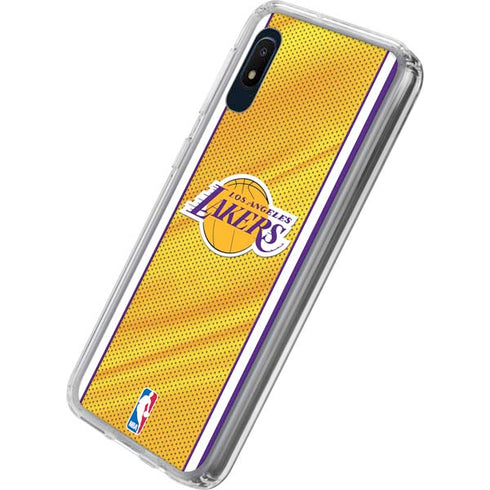 NBA Los Angeles Lakers Home Jersey Galaxy A10e Clear Case