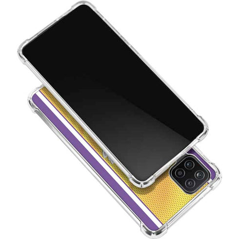 NBA Los Angeles Lakers Home Jersey Galaxy A12 Clear Case