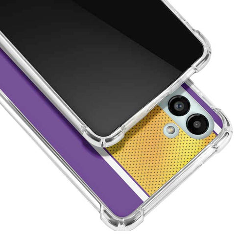 NBA Los Angeles Lakers Home Jersey Galaxy A13 5G Clear Case