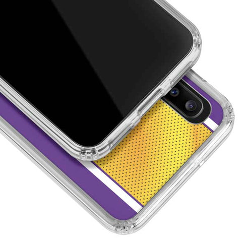 NBA Los Angeles Lakers Home Jersey Galaxy A30 Clear Case