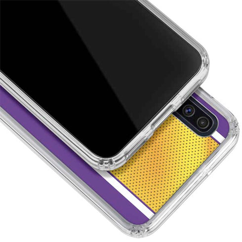 NBA Los Angeles Lakers Home Jersey Galaxy A50 Clear Case