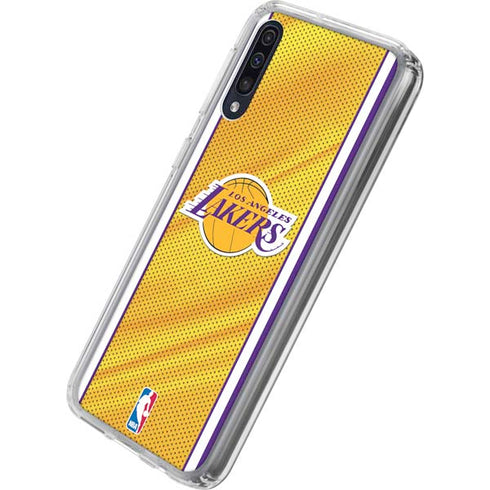 NBA Los Angeles Lakers Home Jersey Galaxy A50 Clear Case