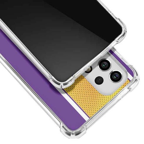 NBA Los Angeles Lakers Home Jersey Galaxy A53 5G Clear Case