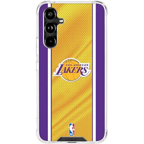 NBA Los Angeles Lakers Home Jersey Galaxy A54 5G Clear Case