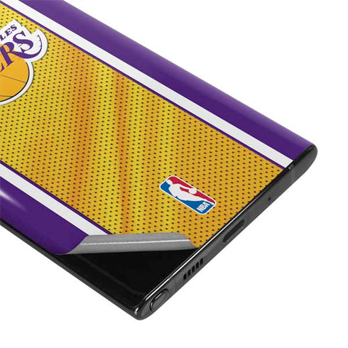 NBA Los Angeles Lakers Home Jersey Galaxy Note 10 Plus Skin