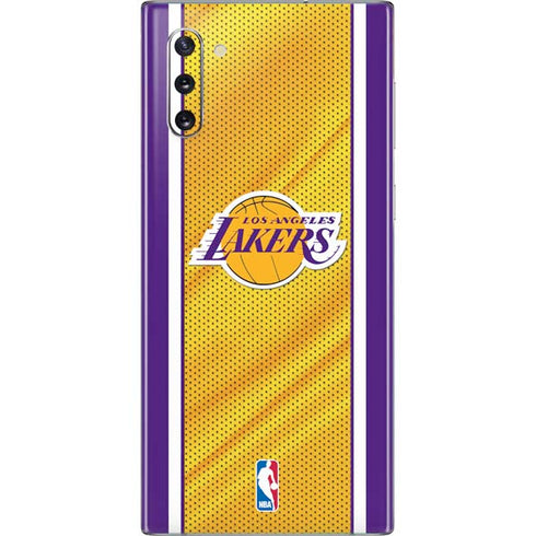 NBA Los Angeles Lakers Home Jersey Galaxy Note 10 Skin