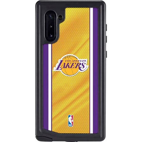 NBA Los Angeles Lakers Home Jersey Galaxy Note 10 Waterproof Case