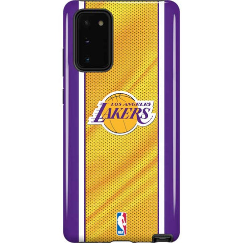 NBA Los Angeles Lakers Home Jersey Galaxy Note20 5G Pro Case