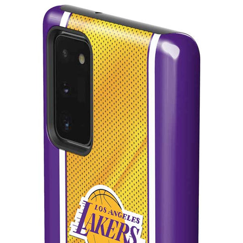 NBA Los Angeles Lakers Home Jersey Galaxy Note20 5G Pro Case