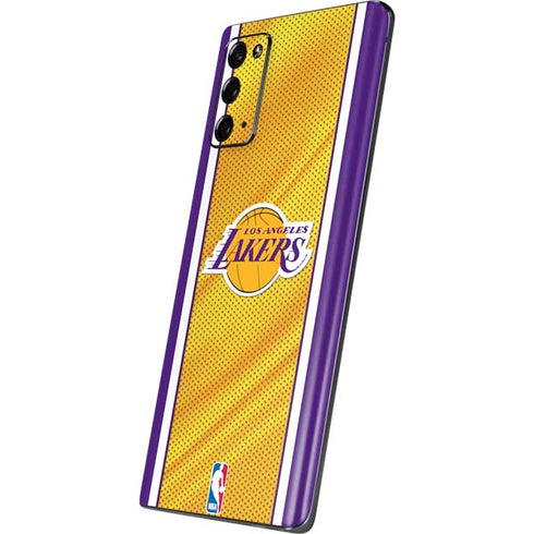 NBA Los Angeles Lakers Home Jersey Galaxy Note20 5G Skin