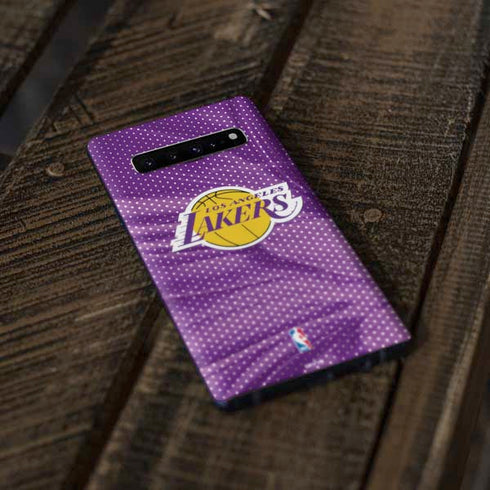 NBA Los Angeles Lakers Home Jersey Galaxy S10 Skin