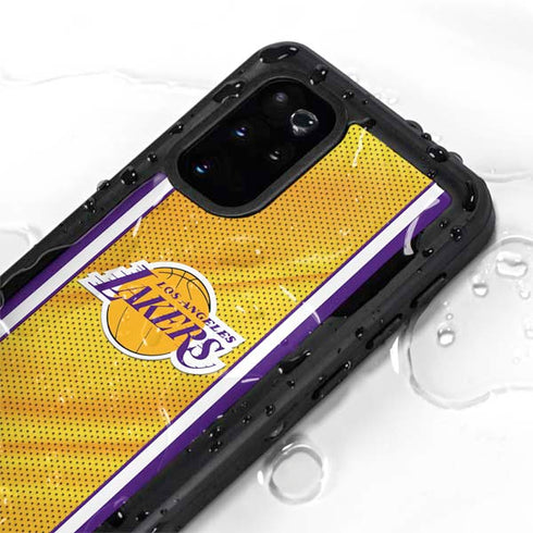 NBA Los Angeles Lakers Home Jersey Galaxy S20 Plus Waterproof Case