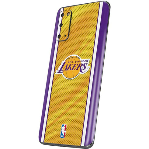 NBA Los Angeles Lakers Home Jersey Galaxy S20 Skin