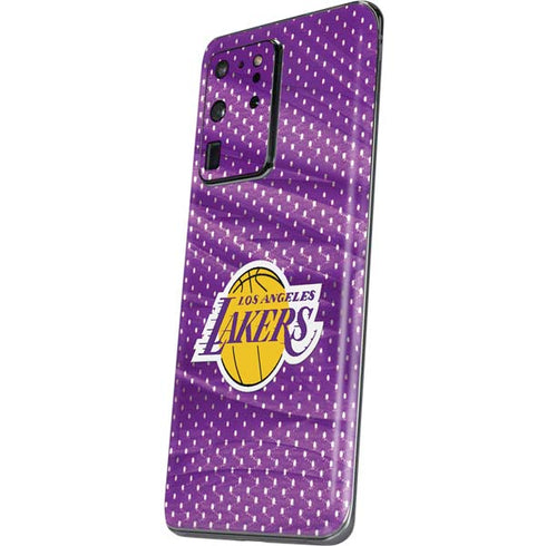 NBA Los Angeles Lakers Home Jersey Galaxy S20 Ultra 5G Skin