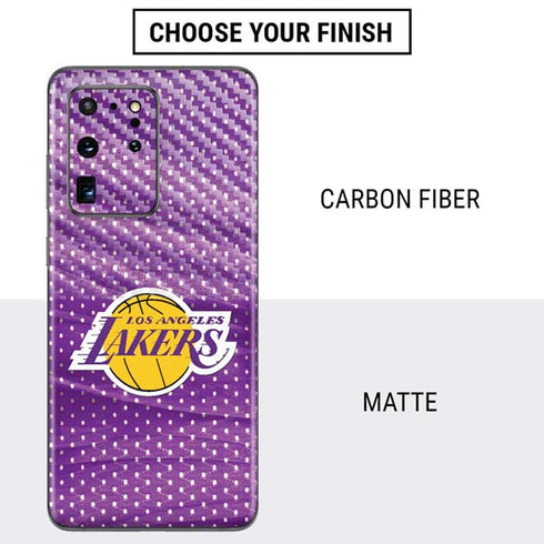 NBA Los Angeles Lakers Home Jersey Galaxy S20 Ultra 5G Skin