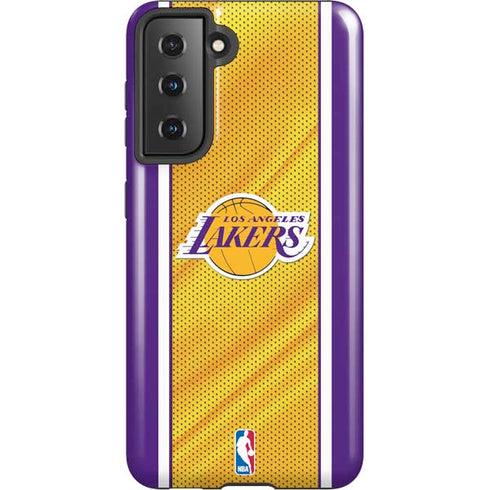 NBA Los Angeles Lakers Home Jersey Galaxy S21 5G Pro Case
