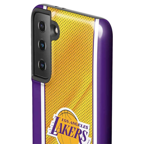 NBA Los Angeles Lakers Home Jersey Galaxy S21 Plus 5G Pro Case