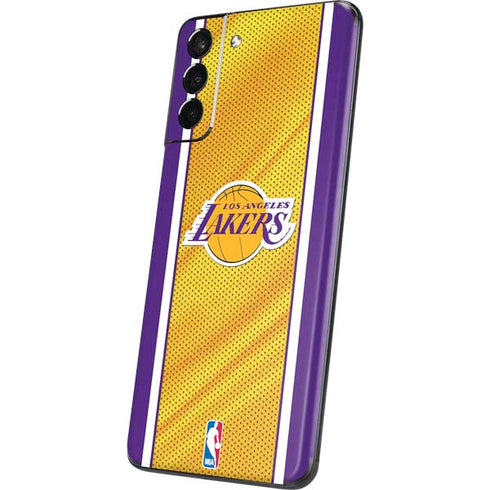 NBA Los Angeles Lakers Home Jersey Galaxy S21 Plus 5G Skin