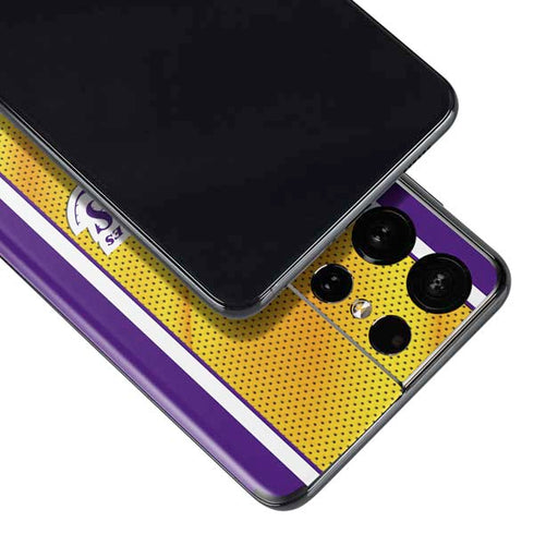 NBA Los Angeles Lakers Home Jersey Galaxy S21 Ultra 5G Skin