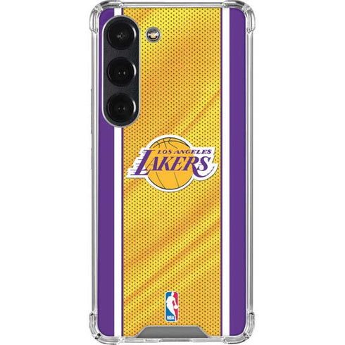 NBA Los Angeles Lakers Home Jersey Galaxy S23 Clear Case