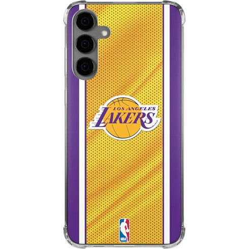 NBA Los Angeles Lakers Home Jersey Galaxy S24 Plus Clear Case