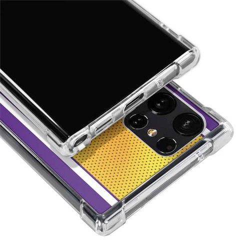 NBA Los Angeles Lakers Home Jersey Galaxy S24 Ultra Clear Case