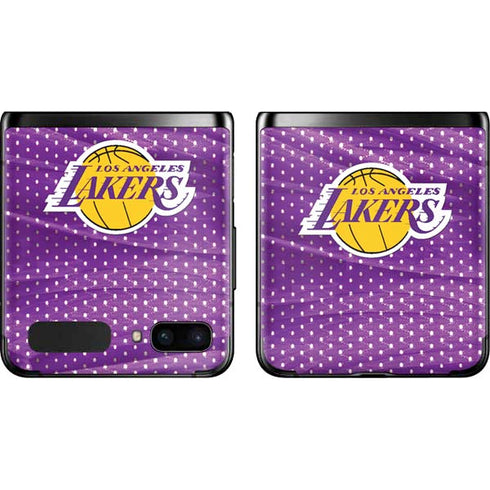 NBA Los Angeles Lakers Home Jersey Galaxy Z Flip Skin