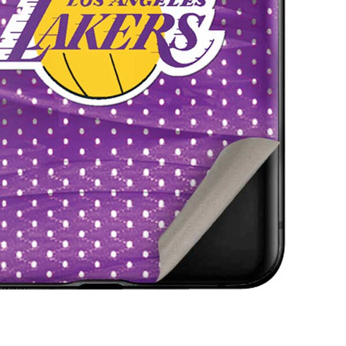 NBA Los Angeles Lakers Home Jersey Galaxy Z Flip Skin