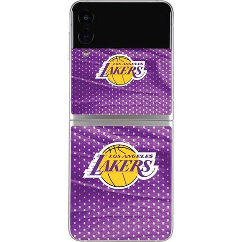 NBA Los Angeles Lakers Home Jersey Galaxy Z Flip3 5G Skin