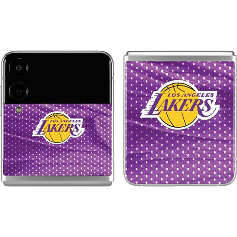 NBA Los Angeles Lakers Home Jersey Galaxy Z Flip4 5G Skin