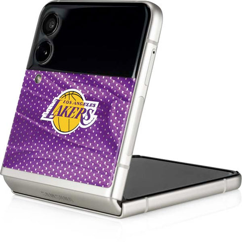NBA Los Angeles Lakers Home Jersey Galaxy Z Flip4 5G Skin