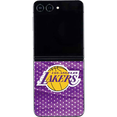 NBA Los Angeles Lakers Home Jersey Galaxy Z Flip5 5G Skin