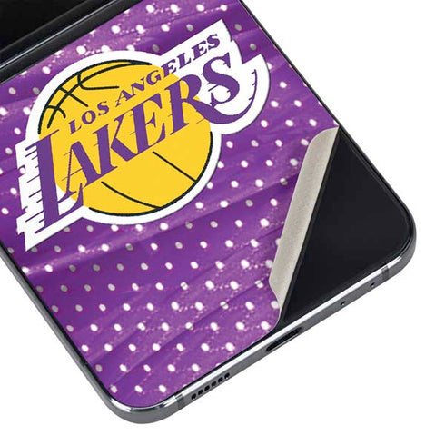 NBA Los Angeles Lakers Home Jersey Galaxy Z Flip5 5G Skin
