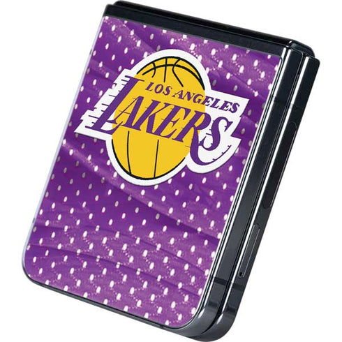 NBA Los Angeles Lakers Home Jersey Galaxy Z Flip5 5G Skin