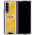 NBA Los Angeles Lakers Home Jersey Galaxy Z Fold4 5G Clear Case
